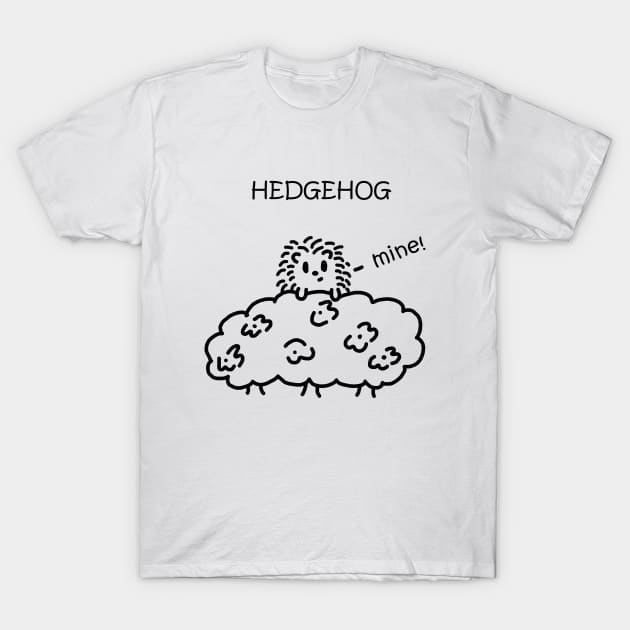 Hedgehog T-Shirt by PelicanAndWolf